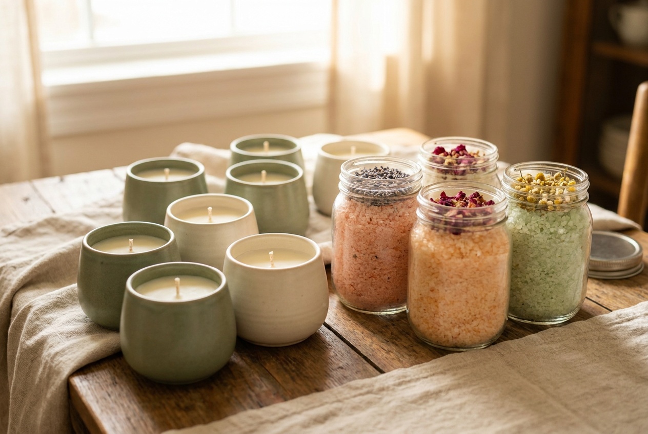 Seminario de Velas para masajes y sales de baño